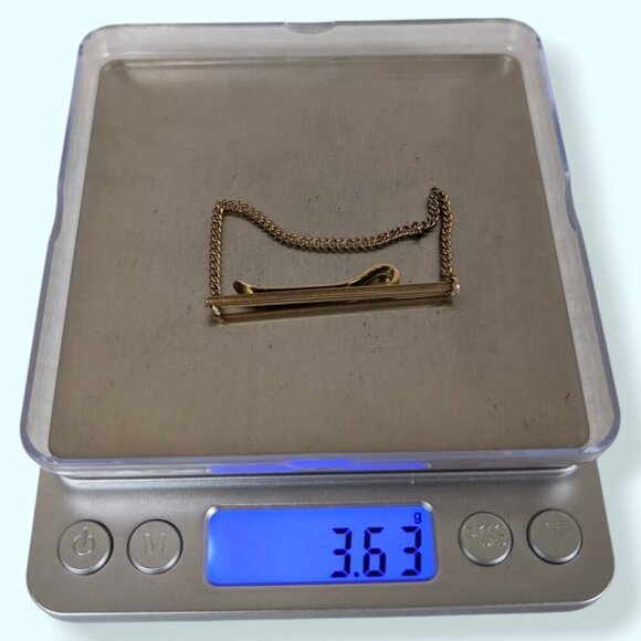 Vintage Krementz USA Tie Clip Chain - Picture 7 of 7